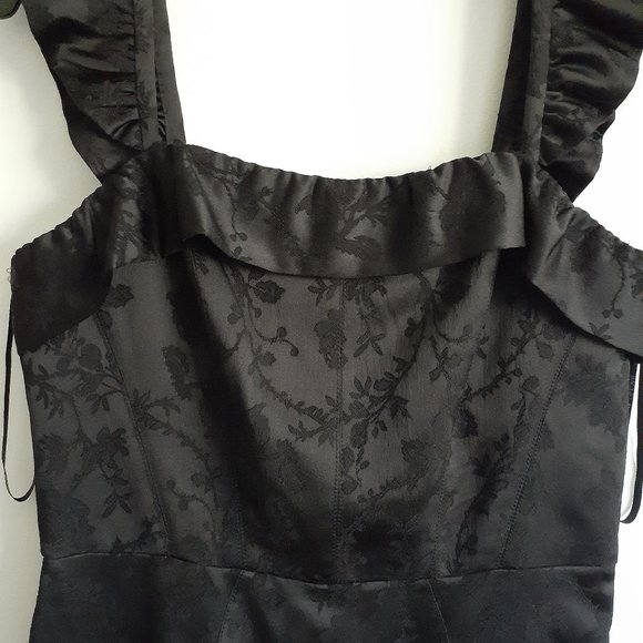 NWT Rachel Roy Colette Bustier Black Dress Size 10 - Picture 7 of 10